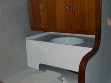 The sink could be removed and replaced with A/C in that area. Stereo all new and working.