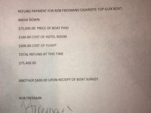 Letter enclosed with check