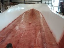 The bottom is skinned with 1\2 oz matt. Sides are 3 oz