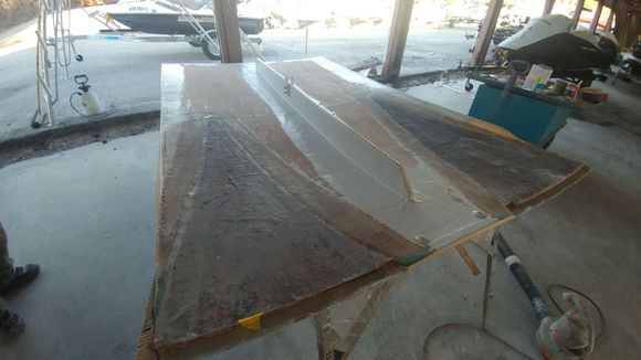 Uremoved the tie in on the hatch where canopies tappered back.  Looked killer with canopies but not so much without