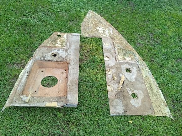 Forward floor pan, it was still foam filled under it and foam filled bow eye to transom.