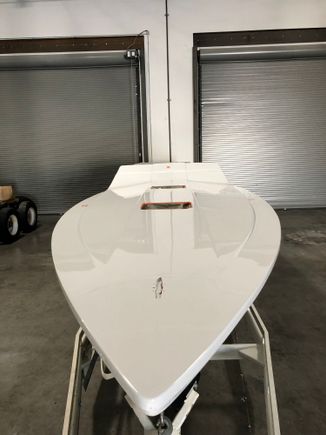 Top deck all done artic white PPG Delfleet Evolution. 