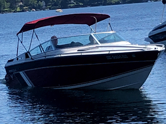 September 15, 2019. First ride on Lake Winnipesaukee