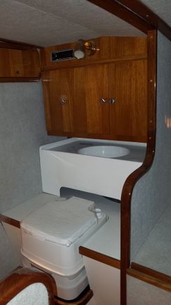 The sink could be removed and replaced with A/C in that area. Stereo all new and working.