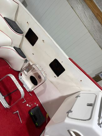 Side panels and seat out 