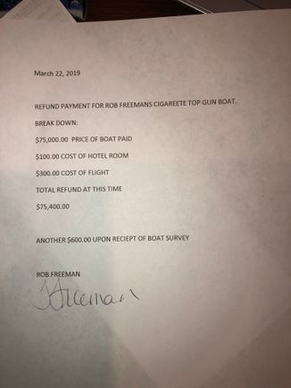 Letter enclosed with check