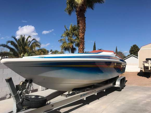 2012 Trailer has spare.  No engines. 
Drives and some parts need to go in truck. 