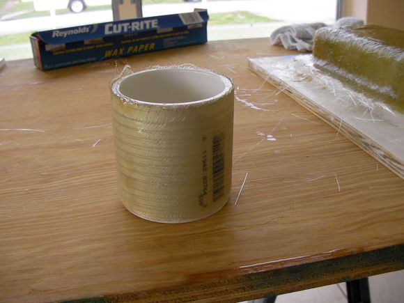 another last act of desperation.
pva, 2 layers of 1700 in v.e resin 