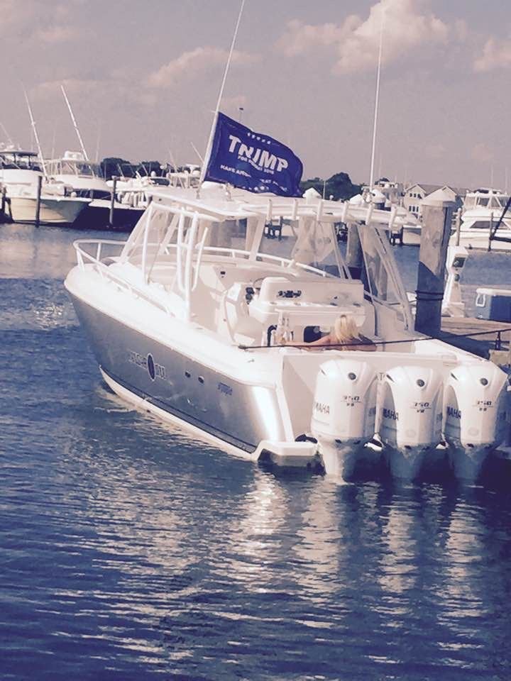 Fountain 38 LX replacement front windshield