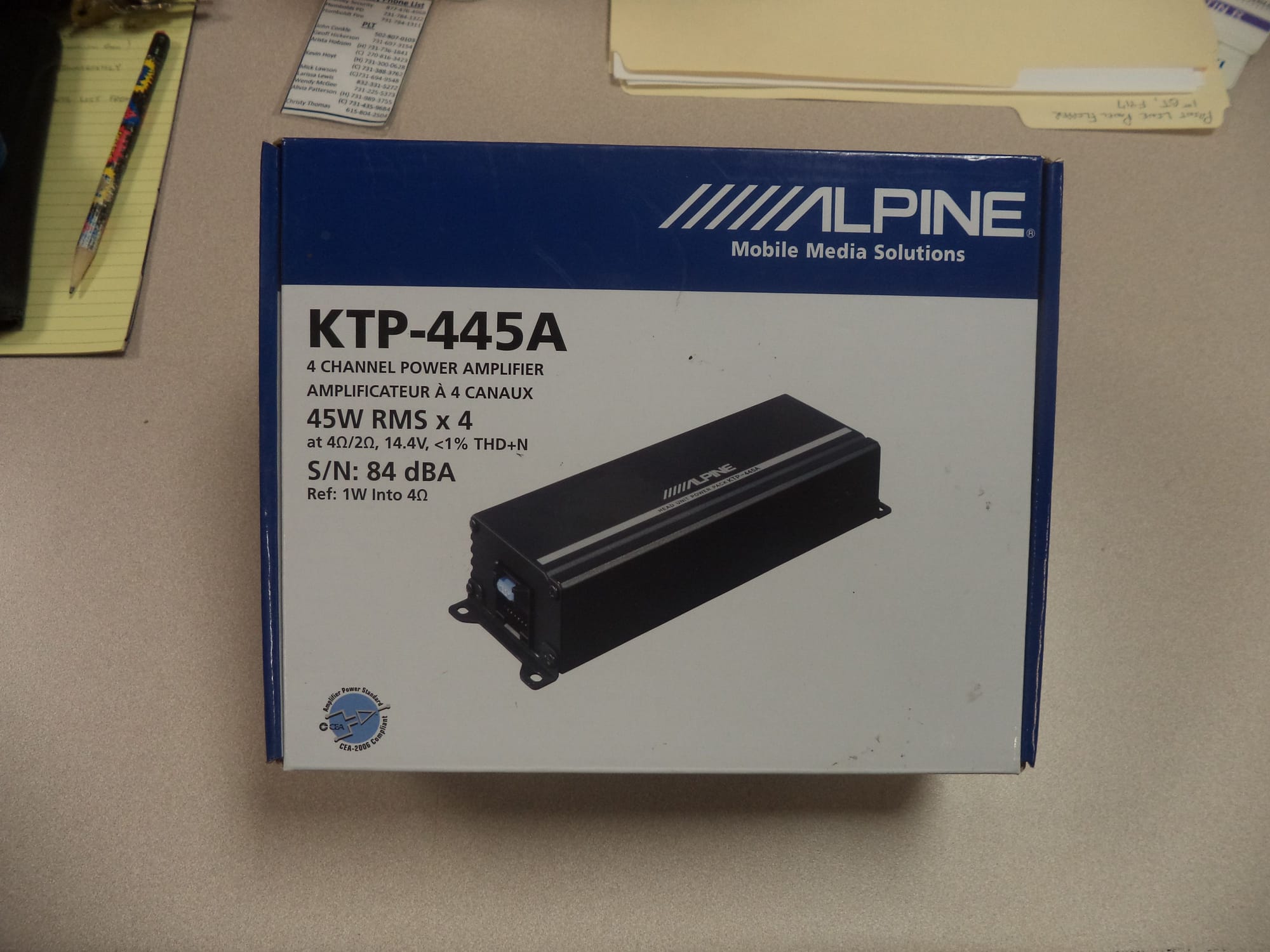 Alpine KTP-445A In-line Amp F/S - PerformanceTrucks.net Forums