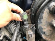 I traced this and i believe it follows the fuel line but it has an electronic connection - what is it???
It’s from the truck not the engine.