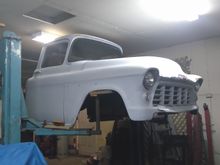 Cab removed from the original chassiss