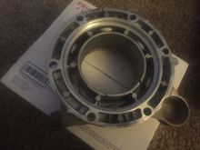 Transfer case adaptor for the 6l80 came in today.... Also got my shifter this morning but left it in my toolbox at work.....