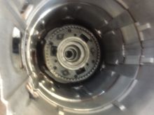 Everything going back in temporarily without clutches and sn output shaft