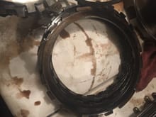 Burnt 3/4 clutch plate
