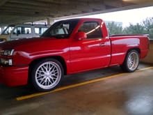 Sorry for the pic quality. The wheels are 10" wide with 4.25 back space, with the 2.5 narrow the 305 tire sits about 3/4" in from the fender.