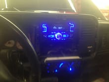 Double din and led conversion in all the switches and dash...