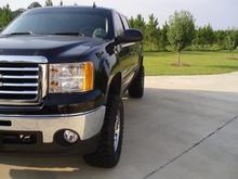 I like tires to stick out ever so slightly.