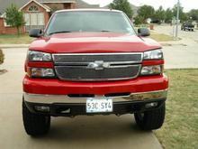 Vertical Billet painted upper pad