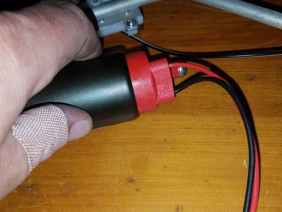 Installed fuel pump