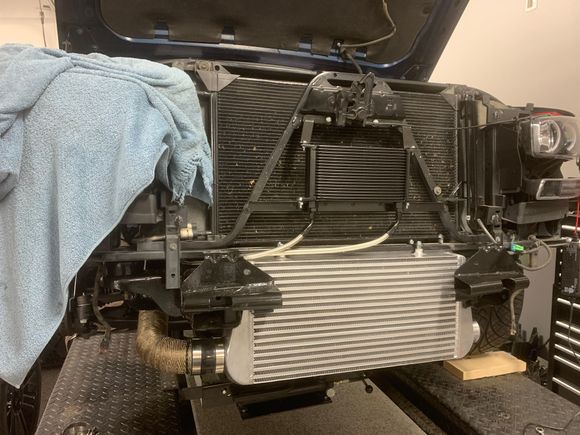 Massive A2A intercooler