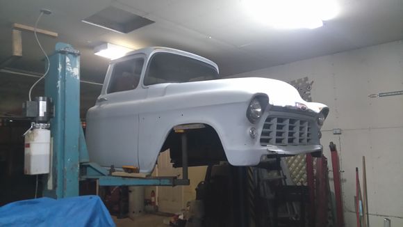 Cab removed from the original chassiss