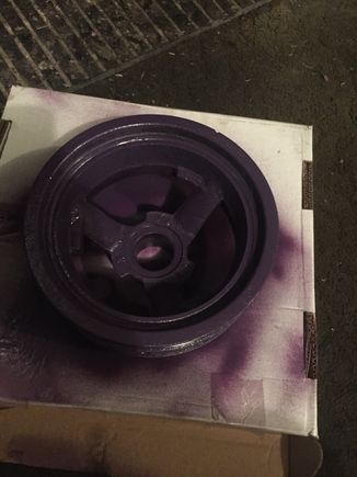 Painted my balancer... Rust just doesnt do it for me!!!