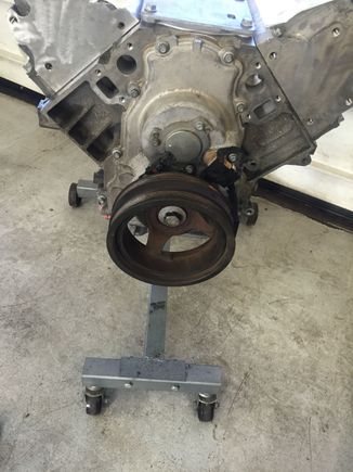 Balancer on, couldnt find the new bolt i have somewhere, need change the old bolt out when i find it...