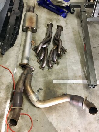 Old Exhaust is out...