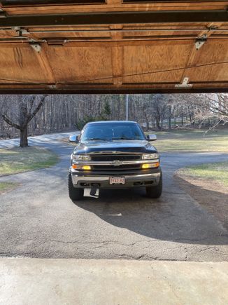 HD hood installed and painted !!