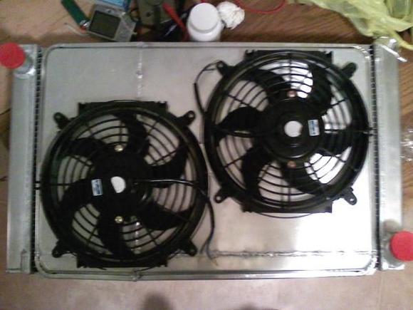 Home Made Fan shroud 2-10&quot; ProComp Fans