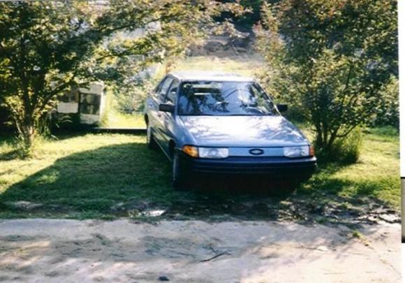 My 1991 Ford Escort. bought it as a salvaged vehicle needed a new front bumper, grill, rt turnsignal lense rt headlight and right front fender.  was a good little car for a temporary means of transport but not anything I would reccomend for long term transportation, just not that comfortable of a ride.