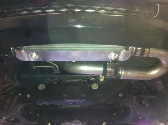 Intercooler installed