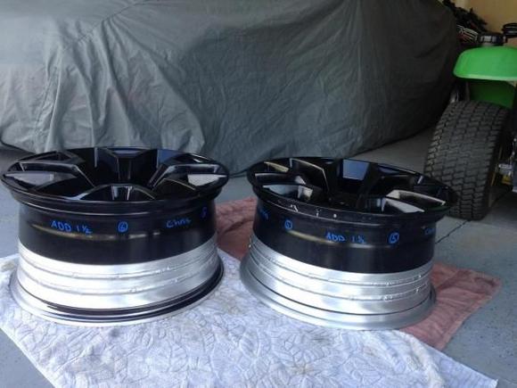 Got the wheels back today.
