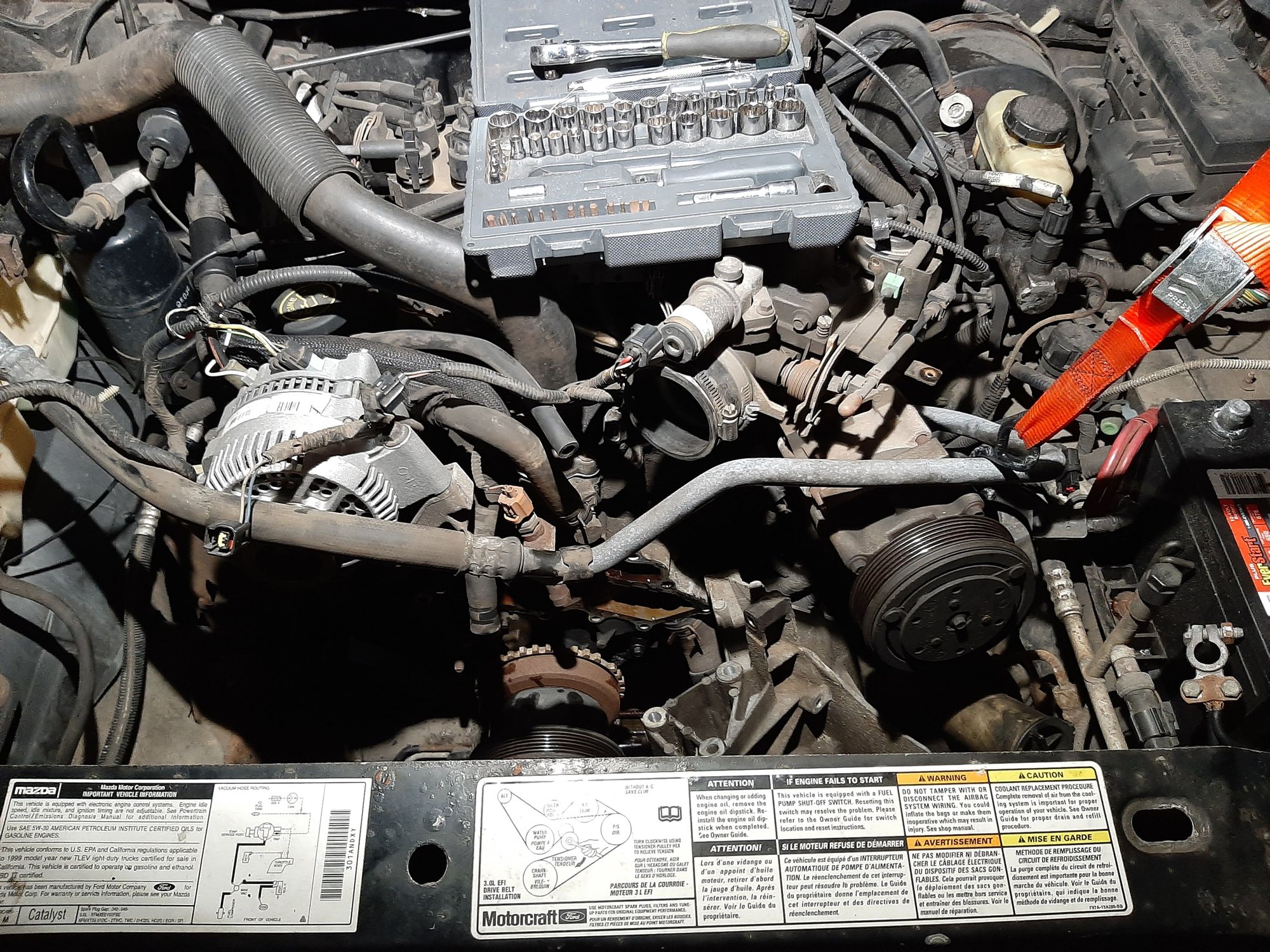 1998 Ranger 3.0 Water pump replacement RangerForums The Ultimate