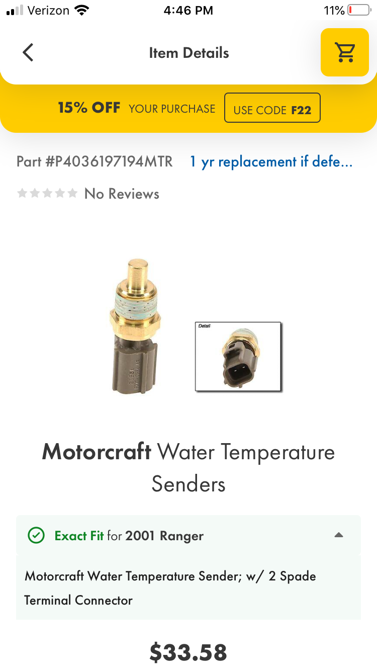 Temperature Gauge RangerForums The Ultimate Ford Ranger Resource