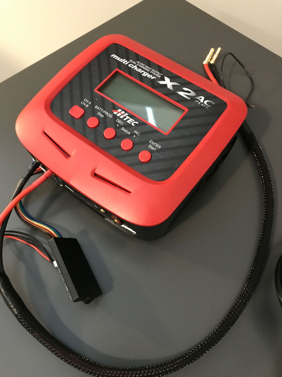 Hitec X2 Plus charger with custom charging cable R/C Tech Forums