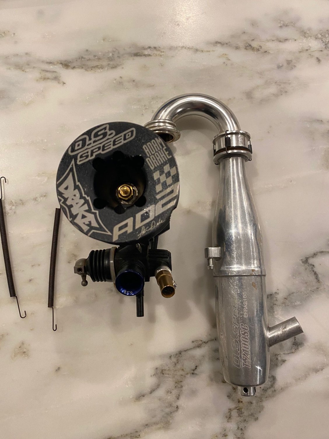 OS AD2 .21 ENGINE WITH T2100 PIPE/75 MM HEADER R/C Tech Forums