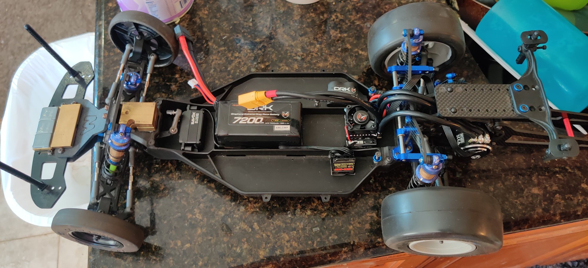 Dr10, full MacLan electric setup and drag concepts front and rearend