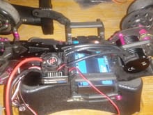 New speed control, brushless motor, 2s battery. Just need to install the receiver, gyro, battery foam, and route the wires. Will be drifting soon lol
