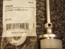 From the Home Depot. Needs to be drilled out.
