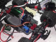 1/16 revo w/mamba and a broken ESC case lol