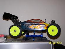 Matrix Concepts CF Losi 8ight-E 2.0 Buggy with;

Kustom RC Graphics (Paint by Larry)
JConcepts Illuzions High-Flow Body w/
patrick21x Cali-verzion Skullz &amp; Tribal-flamez
