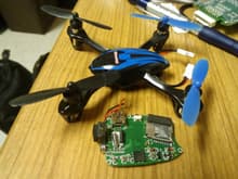 Hacked a spy cam to fit a QR-1