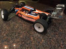 Fresh JConcepts Finnisher Body.  Thanks to my sole sponsor Upgrade RC for the sweet decals