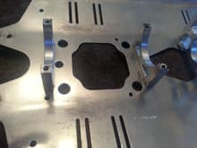 Gorillamaxx G4 Chassis Plate &amp; GB Racing Chassis Braces before restoration