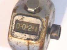 typical lap counter that was used in the 1970's and early 1980's