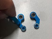 I also put two 5mm shims here, along with small 3 mm shims the manual suggested.  This takes the play out from between the arms.  I coated it with Finishline ceramic dry wax from cycling.  Note I ended up using 0,15 shim (3 racing) 