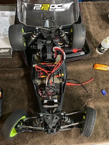 22 5.0 elite Dc, electronics, batterys, - R/C Tech Forums