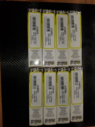 Contact tires (carbom rims;  one pair is white rims)
35 front
40 rear